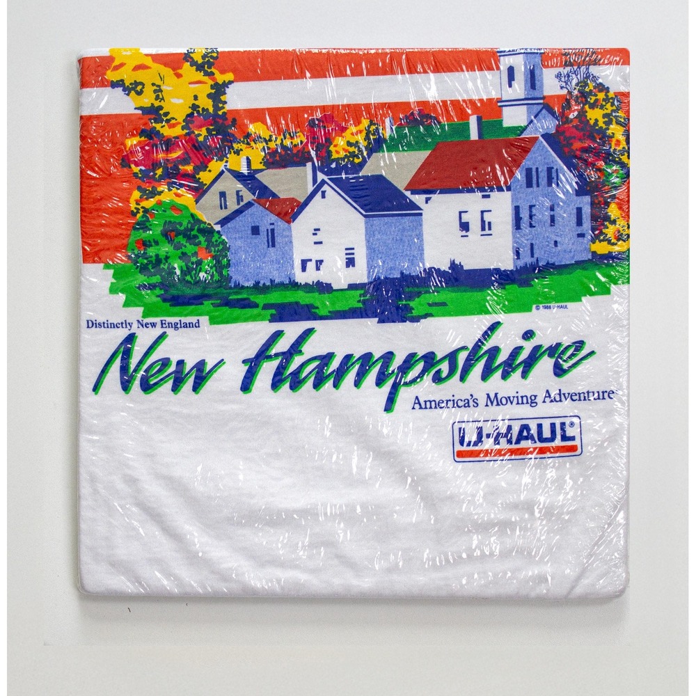 U-Haul Vintage T-shirt New Hampshire – Size M - Distincly New England - 1988